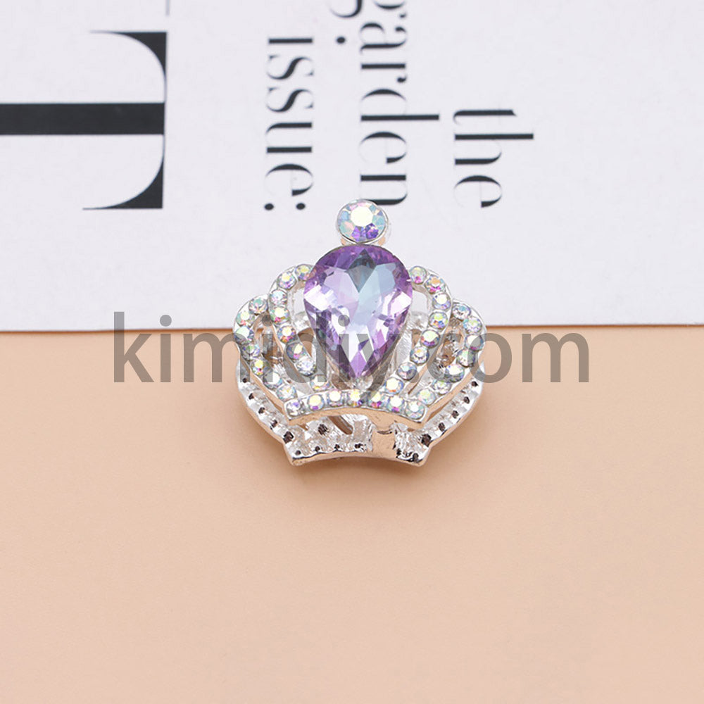 FS4838-Diamond Crown Alloy Beads Fit For Beadable Pens