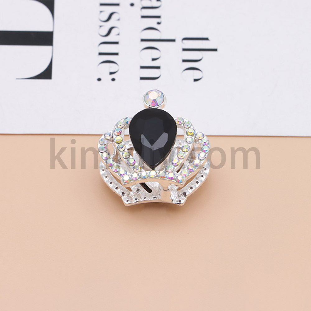 FS4838-Diamond Crown Alloy Beads Fit For Beadable Pens
