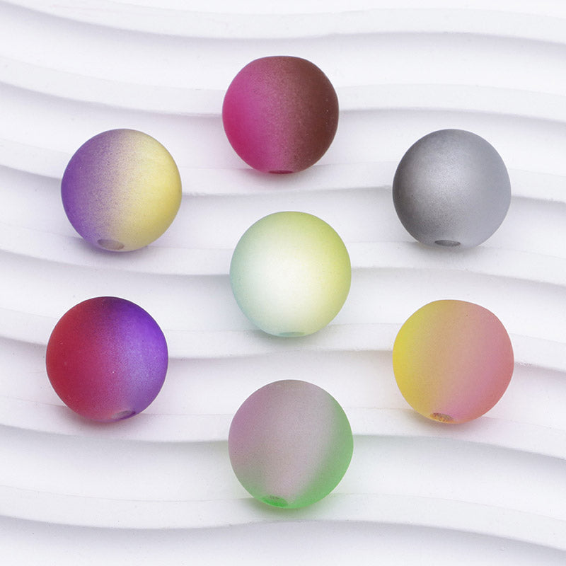 FS5231- 16mm Two-Color Cat Eyes Beads Iridescent Two-Color Cat Eye Beads