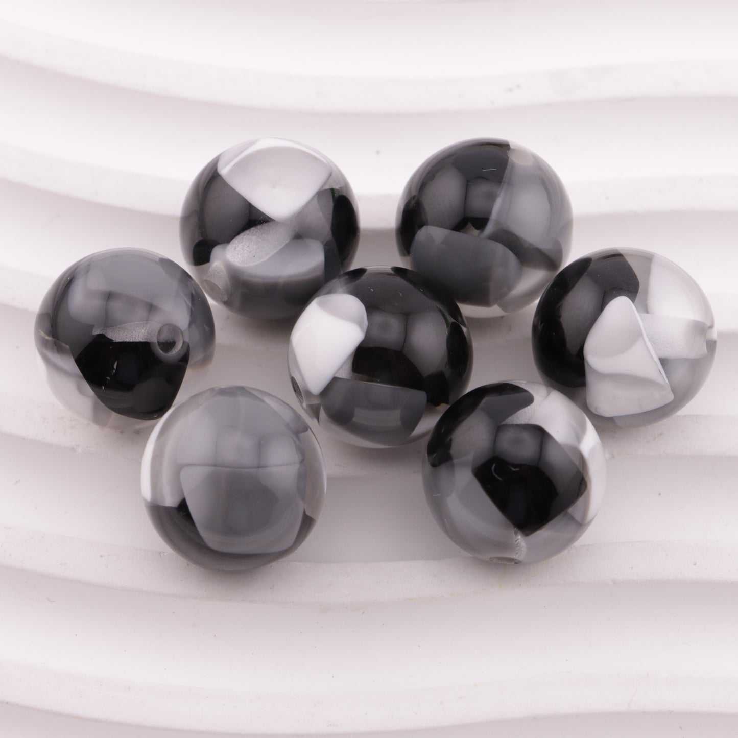 FS6354- 16mm Cheese Color-Blocked Beads Fit For Pen