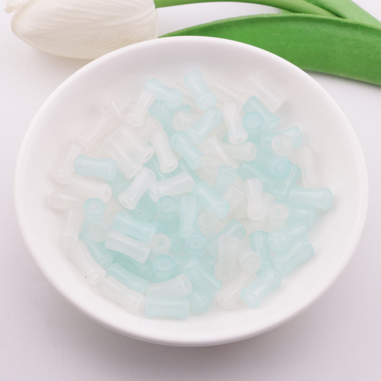 FS6369- 12mm Glass Bamboo Beads Glass (12mm ガラス バンブービーズ ガラス)