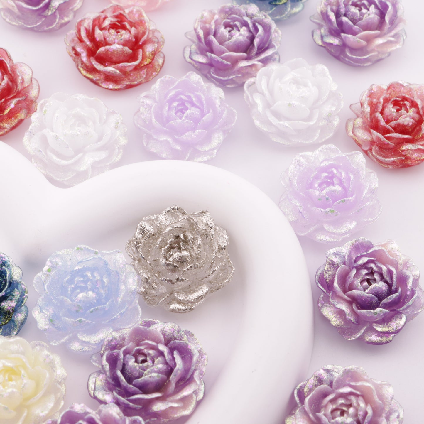 FS6380- 32mm Luminous Small Jasmine Charms