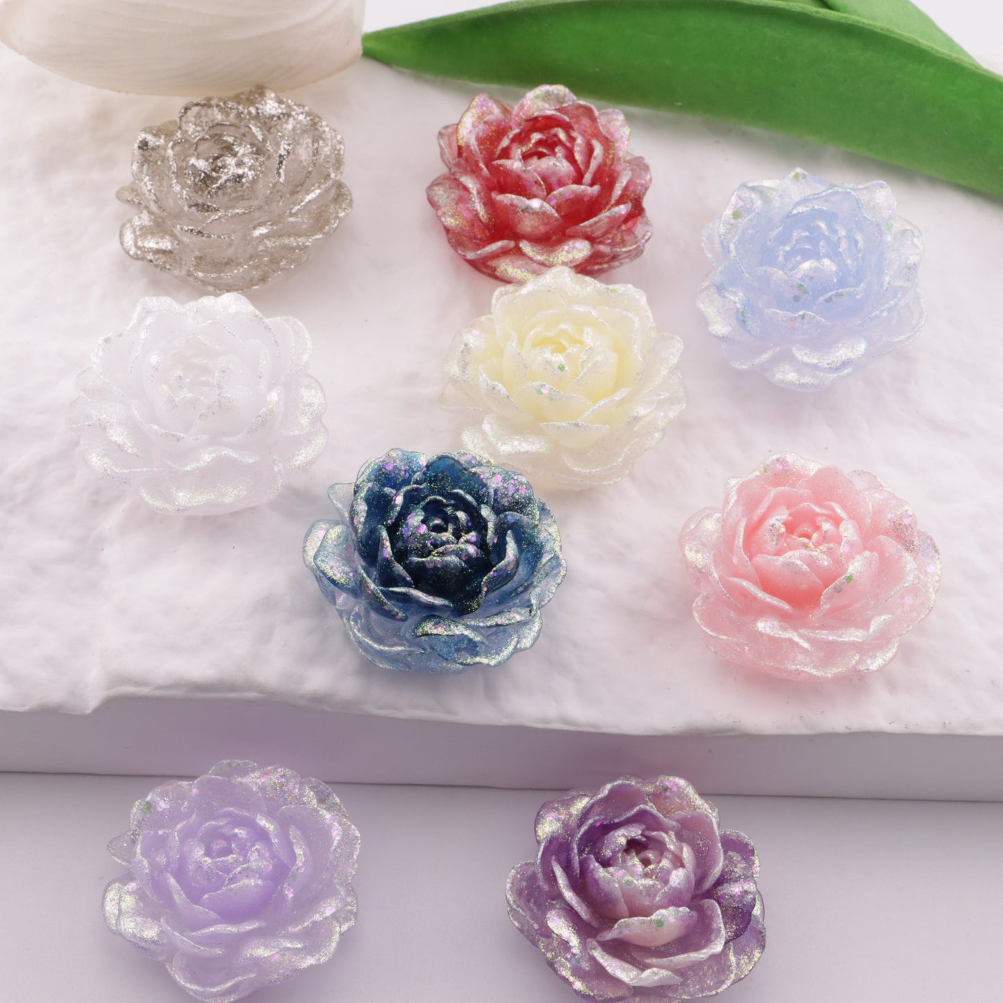 FS6380- 32mm Luminous Small Jasmine Charms