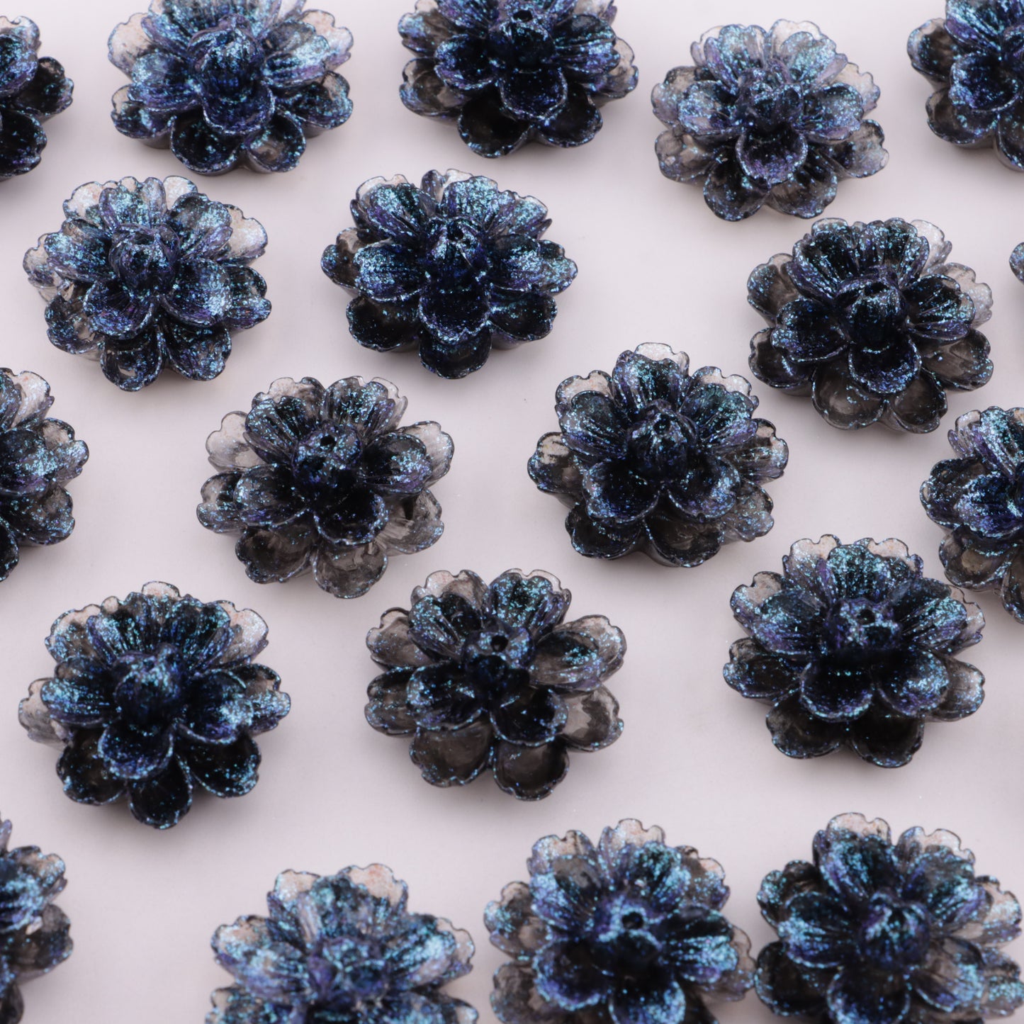 FS6385- 23mm Luminous Hibiscus Flower Charms