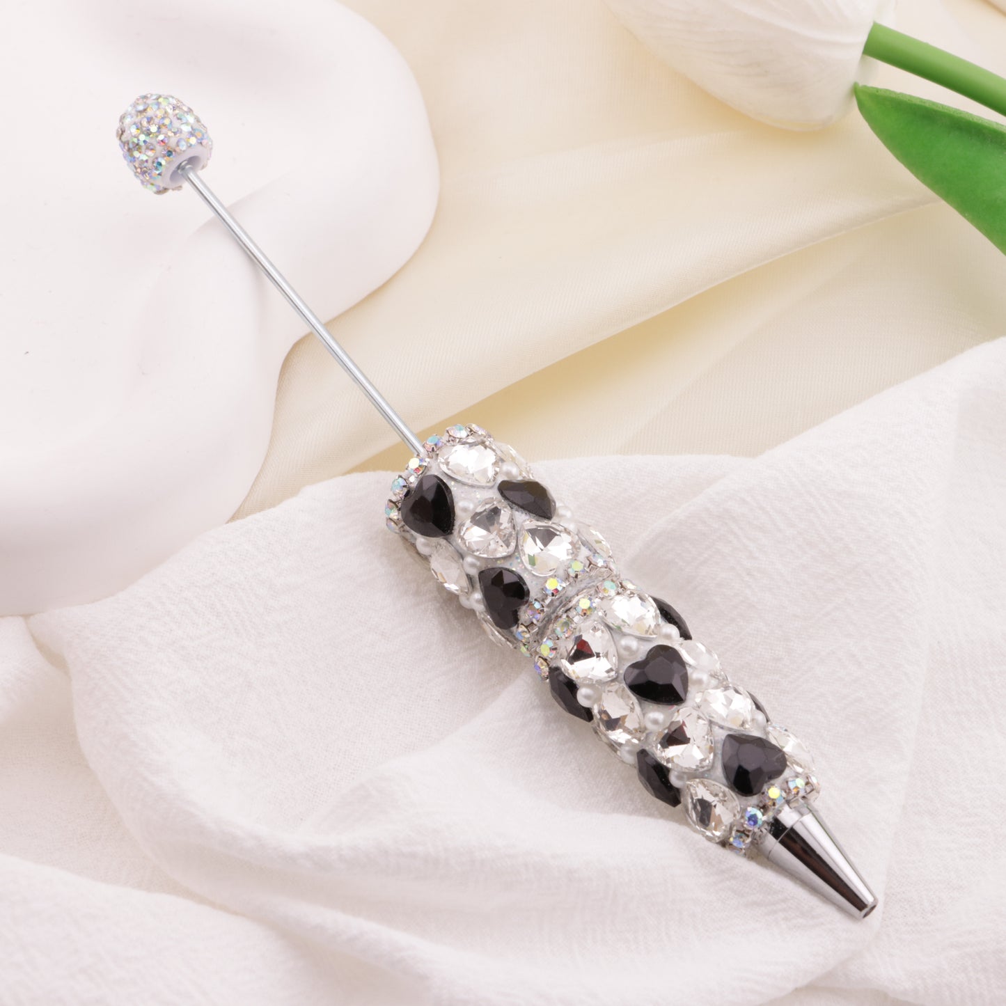 FS6395- Full Of Love Diamonds Beadable Pen