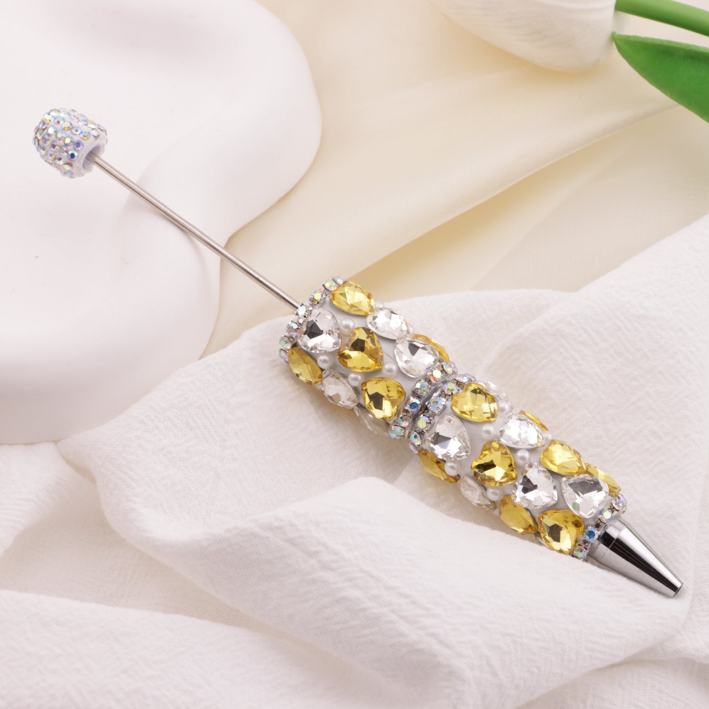 FS6395- Full Of Love Diamonds Beadable Pen