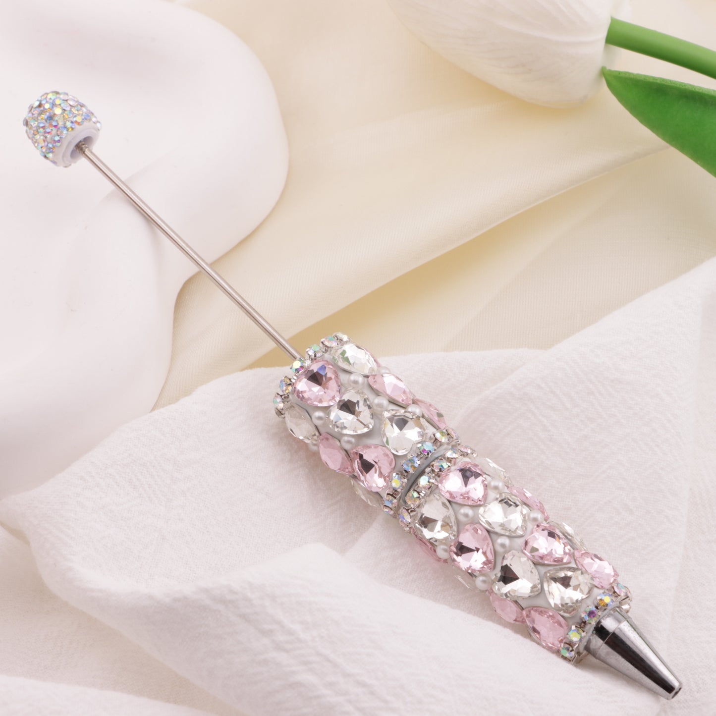 FS6395- Full Of Love Diamonds Beadable Pen