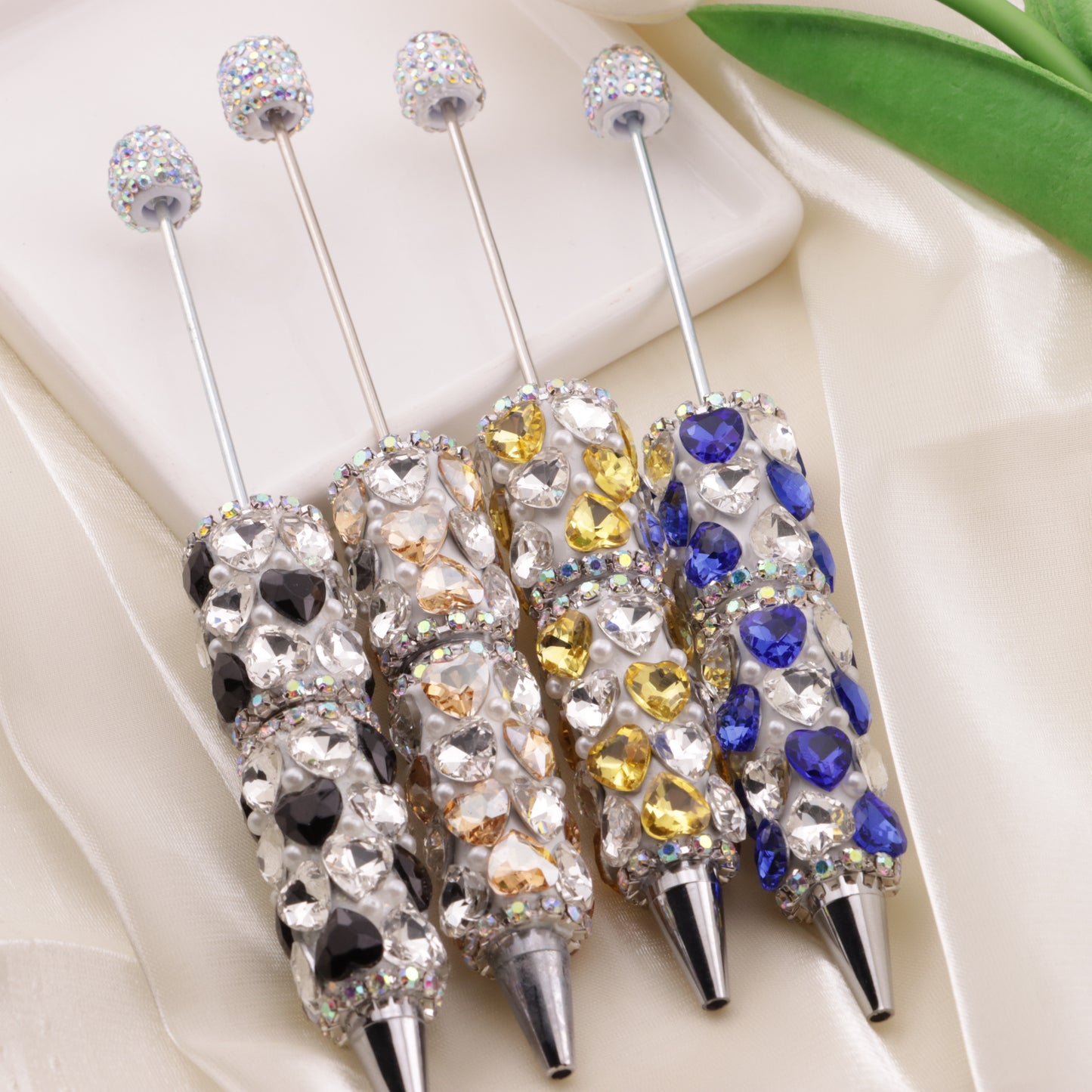 FS6395- Full Of Love Diamonds Beadable Pen