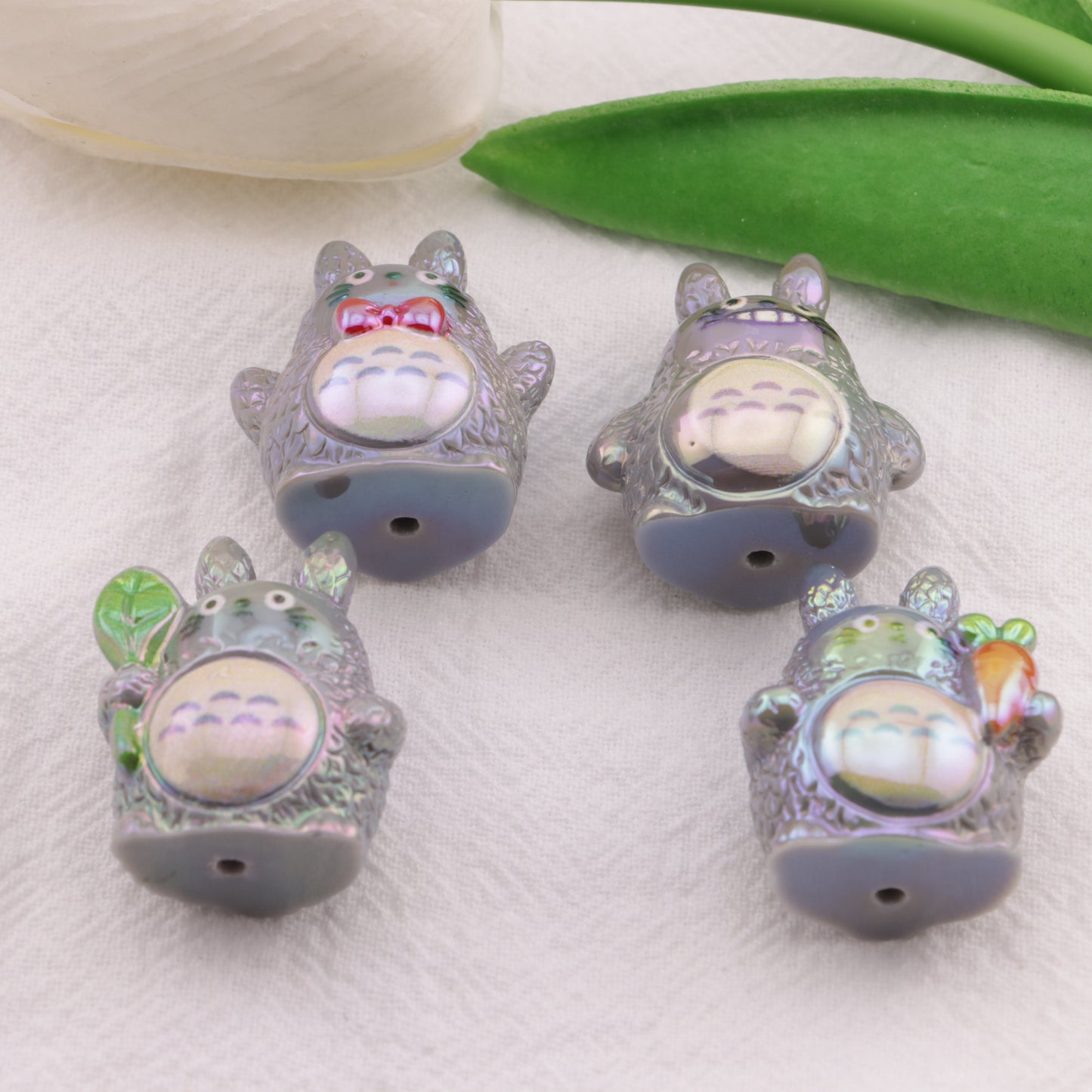 FS6447- ABOUT 28×21MM UV Totoro Beads UV Totoro Beads Fit For Pen