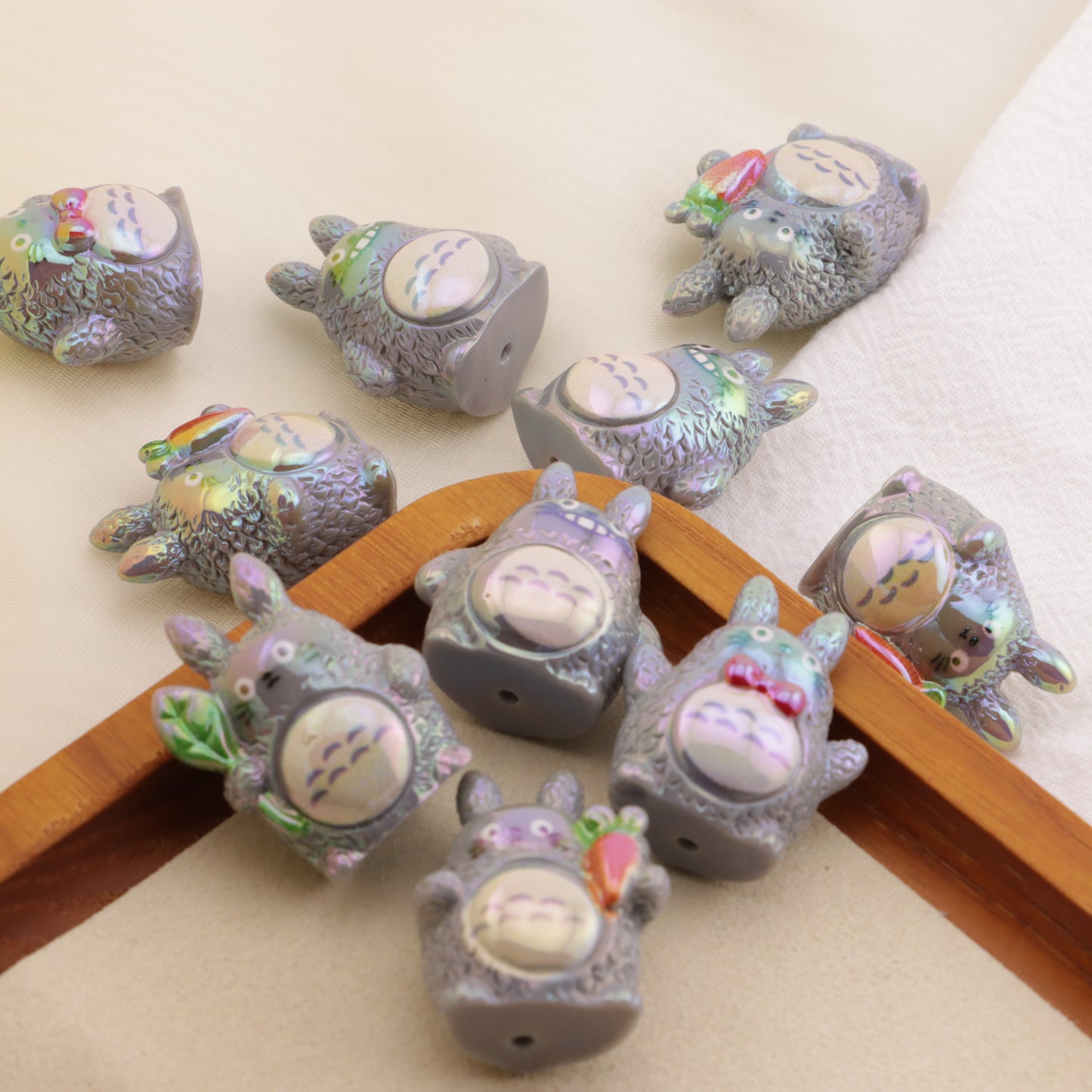 FS6447- ABOUT 28×21MM UV Totoro Beads UV Totoro Beads Fit For Pen