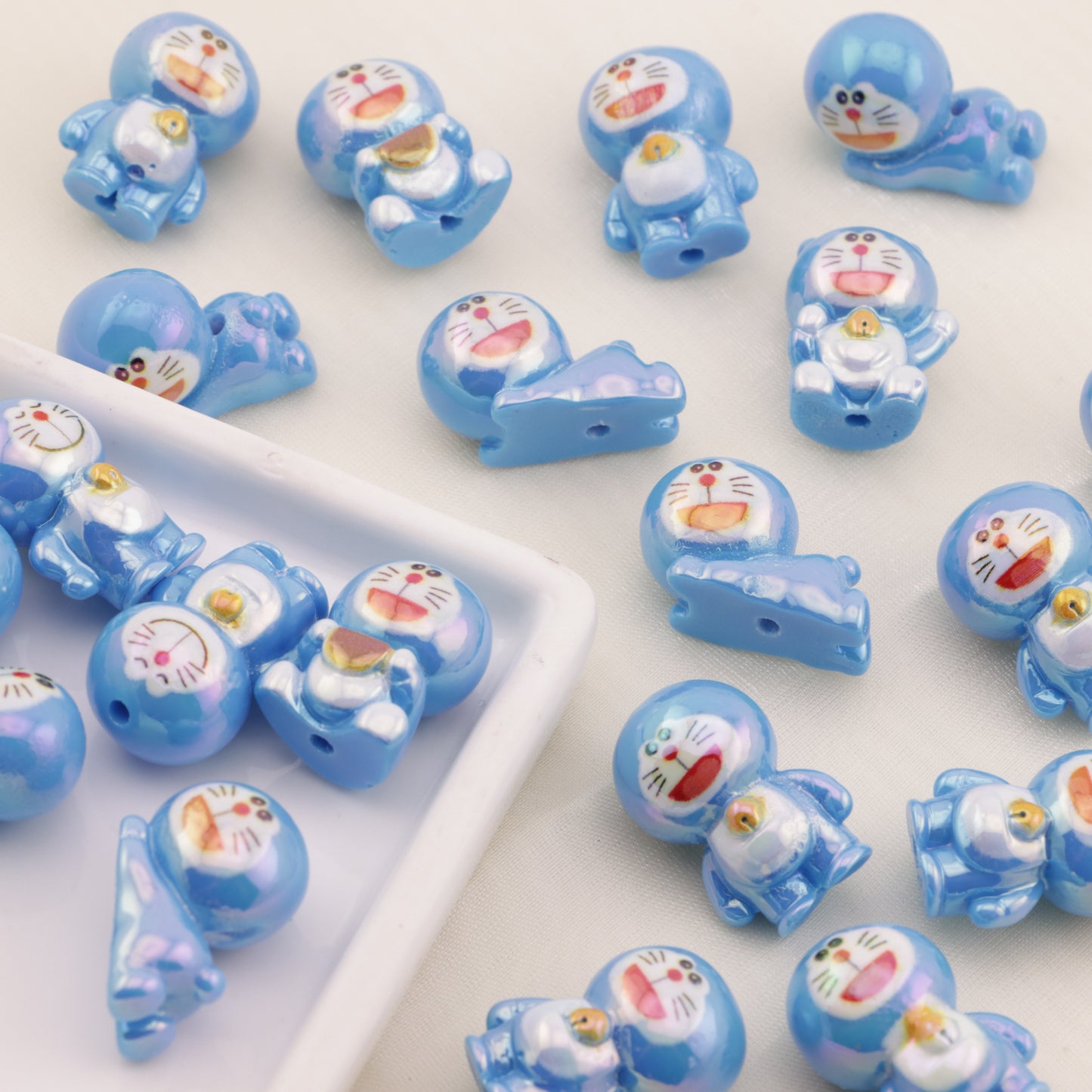 FS6449- ABOUT 16×21MM UV Doraemon BEADS UV Doraemon BEADS FIT FOR PEN