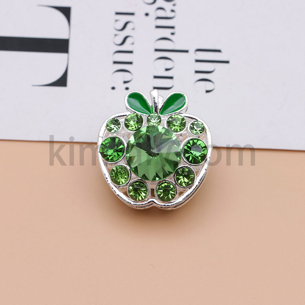 FS4840-Apple Alloy Beads Fit For Beadable Pens