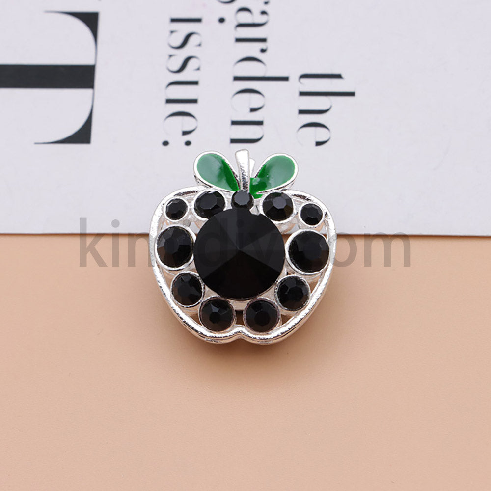 FS4840-Apple Alloy Beads Fit For Beadable Pens