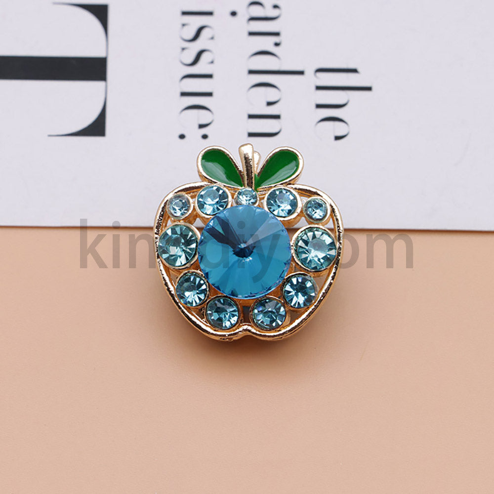 FS4840-Apple Alloy Beads Fit For Beadable Pens