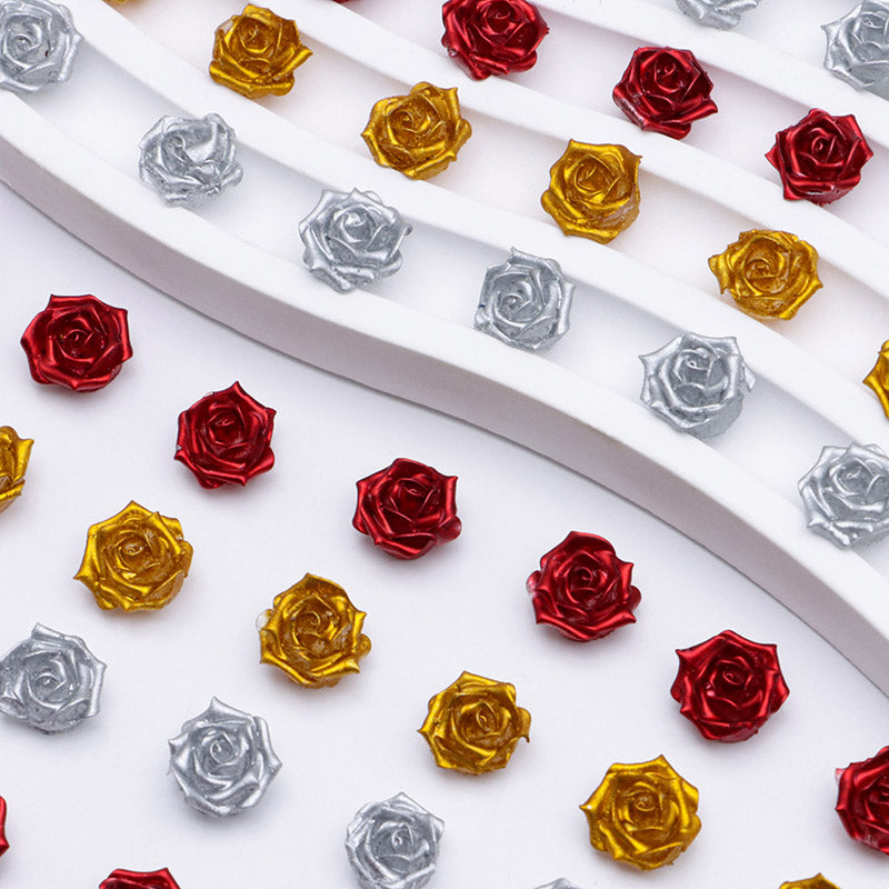 FS5368- 10mm Lacquer Sensation Velvet, Soft Flower Charms Soft Flower Patches, Luminous Night Glow
