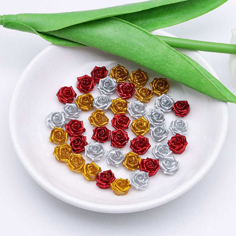 FS5368- 10mm Lacquer Sensation Velvet, Soft Flower Charms Soft Flower Patches, Luminous Night Glow