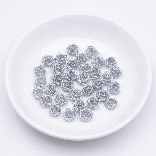 FS5368- 10mm Lacquer Sensation Velvet, Soft Flower Charms Soft Flower Patches, Luminous Night Glow