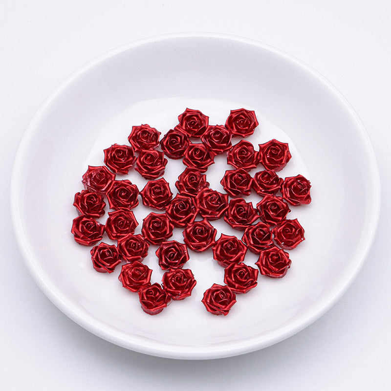 FS5368- 10mm Lacquer Sensation Velvet, Soft Flower Charms Soft Flower Patches, Luminous Night Glow