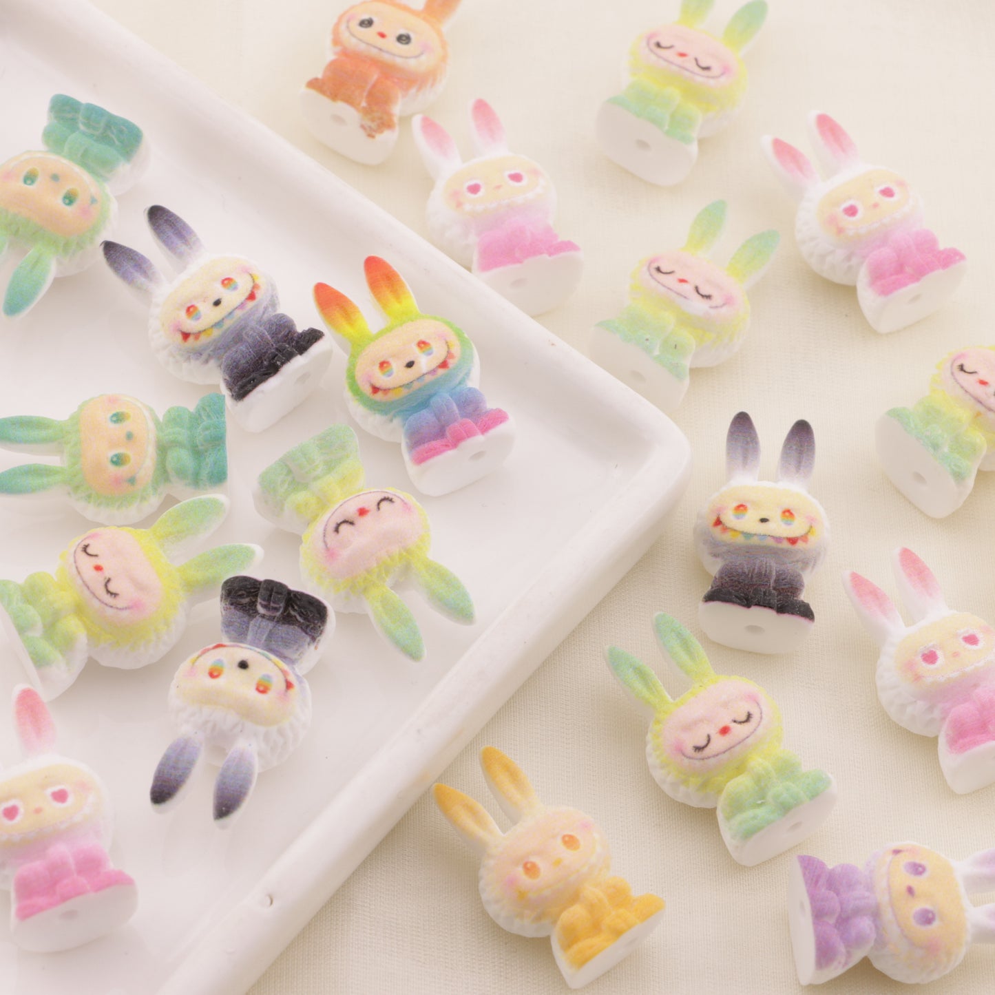 FS6463- Approximately 25×14mm Labubu Resin Beads
