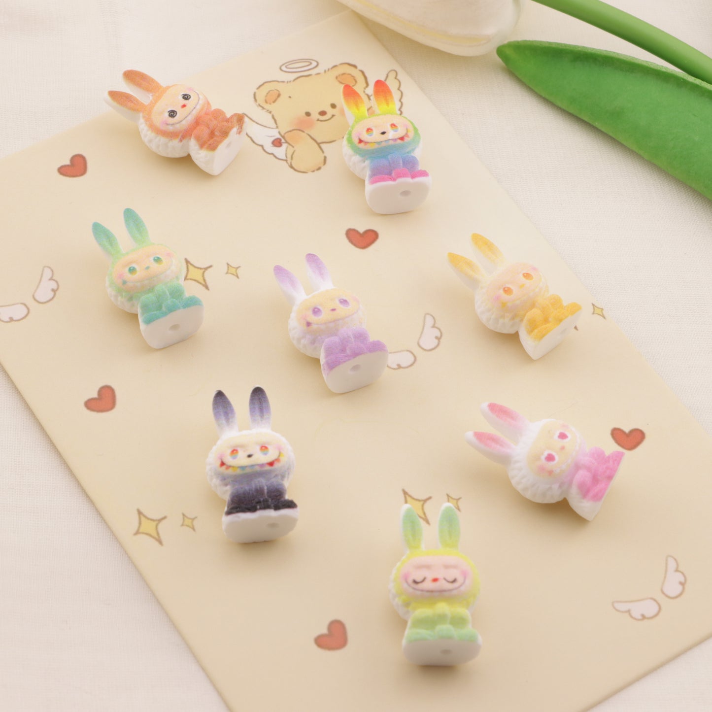 FS6463- Approximately 25×14mm Labubu Resin Beads
