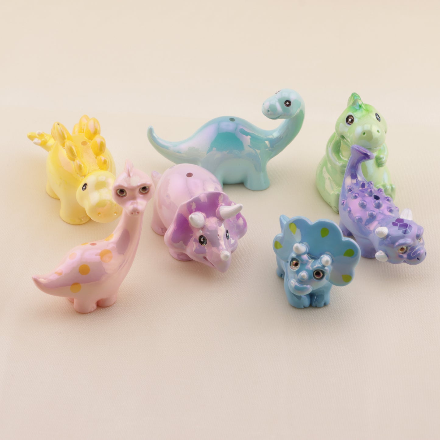 FS6501- 3.5×2.8cm UV-Plated Dinosaur Resin Beads (3.5×2.8cm UVメッキ恐竜樹脂ビーズ)