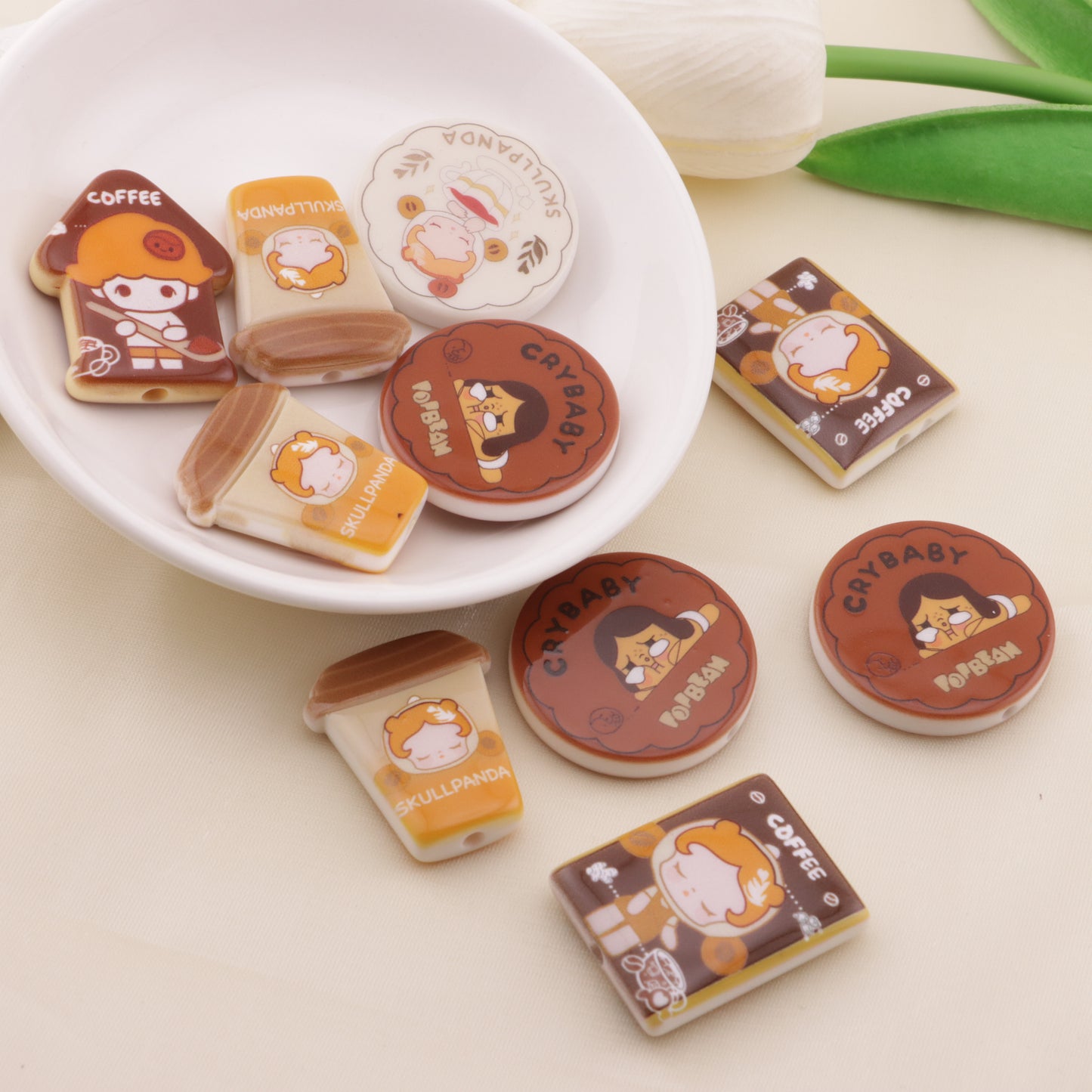 FS6418- Mixed Styles Of Coffee - Colored Pop Mart Beads(ミックススタイルのコーヒー - カラーポップマートビーズ)