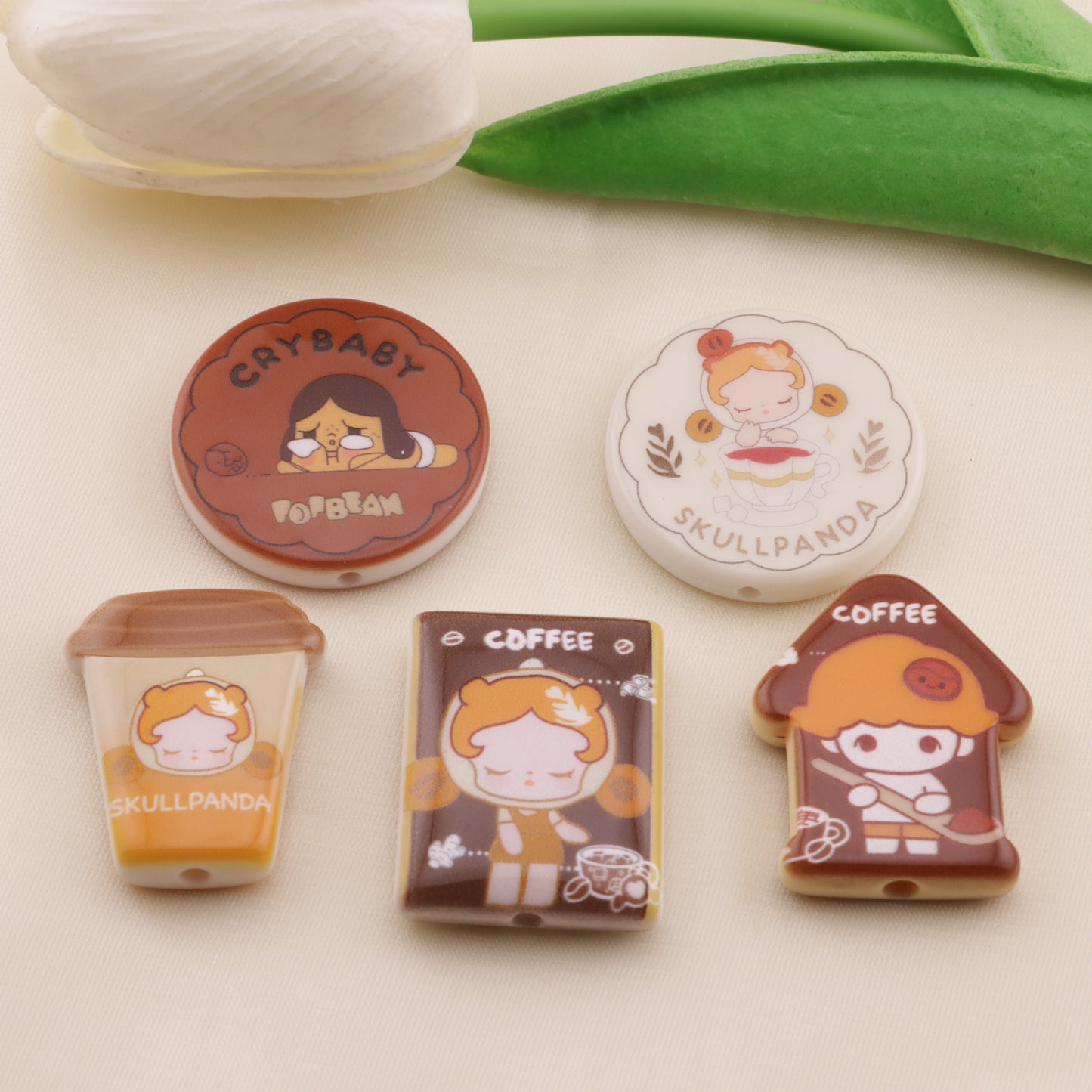 FS6418- Mixed Styles Of Coffee - Colored Pop Mart Beads(ミックススタイルのコーヒー - カラーポップマートビーズ)