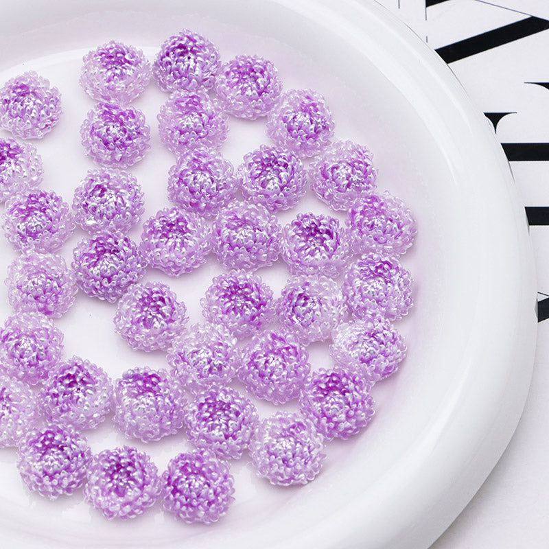 FS5371- 14mm Peony Soft Flower Charms Luminous