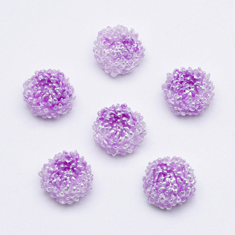 FS5371- 14mm Peony Soft Flower Charms Luminous