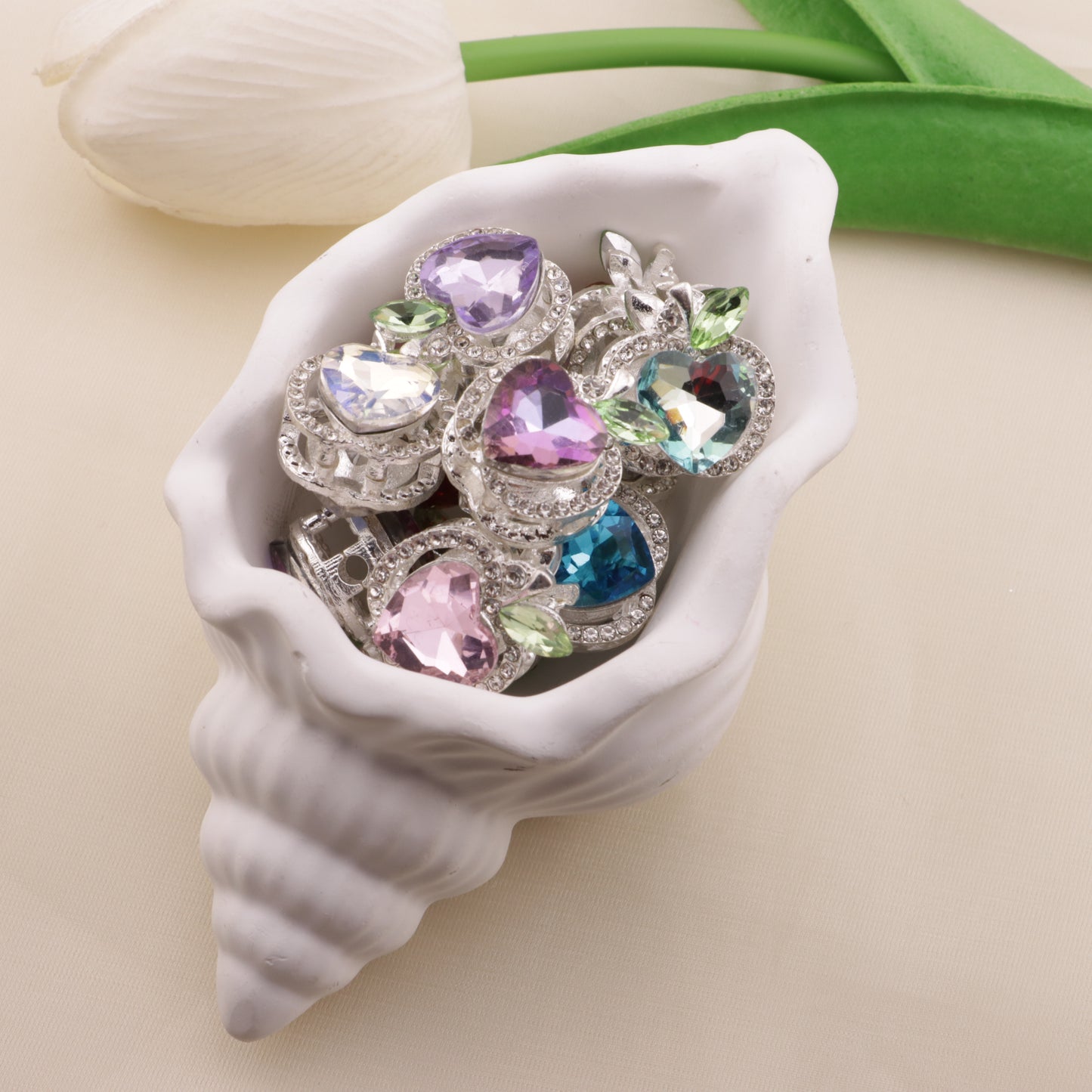 FS6493- Approximately 1.7×2×1.6Cm Apple Four-Way Alloy Beads