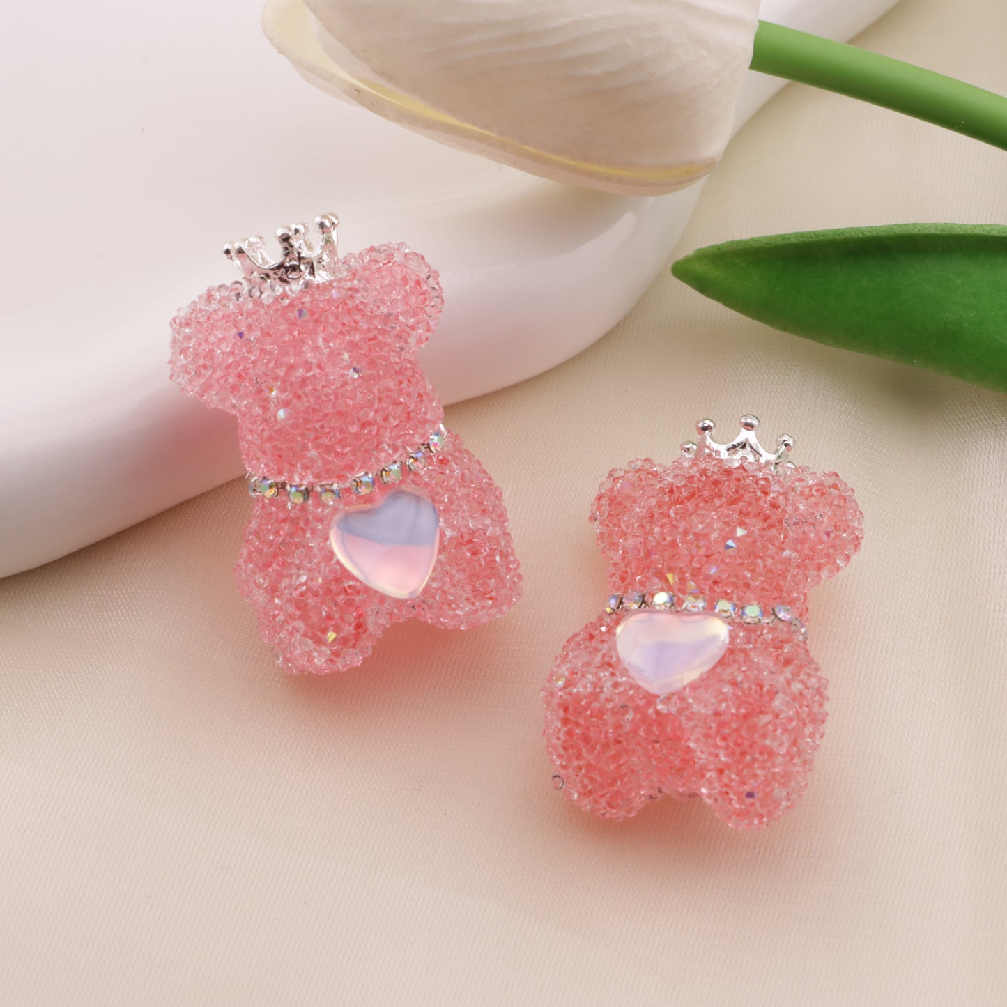 FS6489- Approximately 24Mm Sugar Bear Beads(約24mmのシュガーベアビーズ)