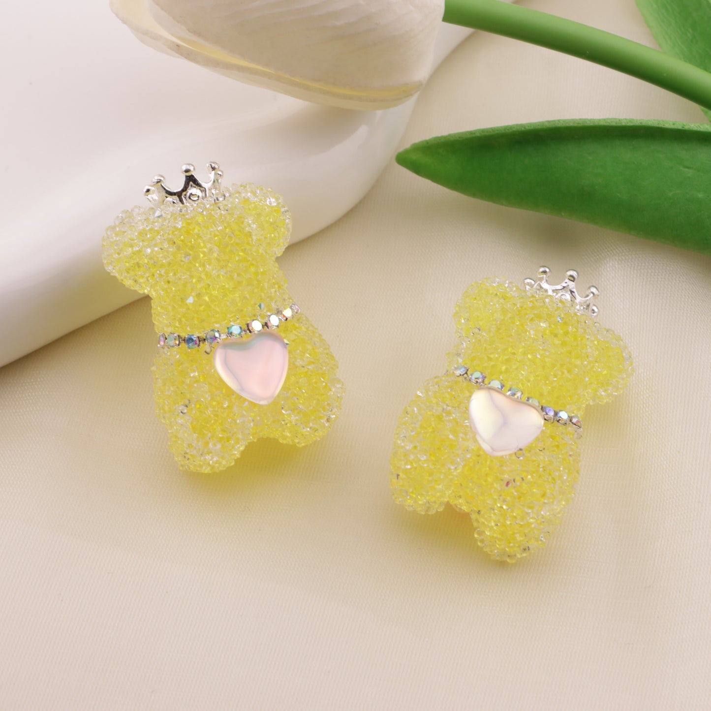 FS6489- Approximately 24Mm Sugar Bear Beads(約24mmのシュガーベアビーズ)