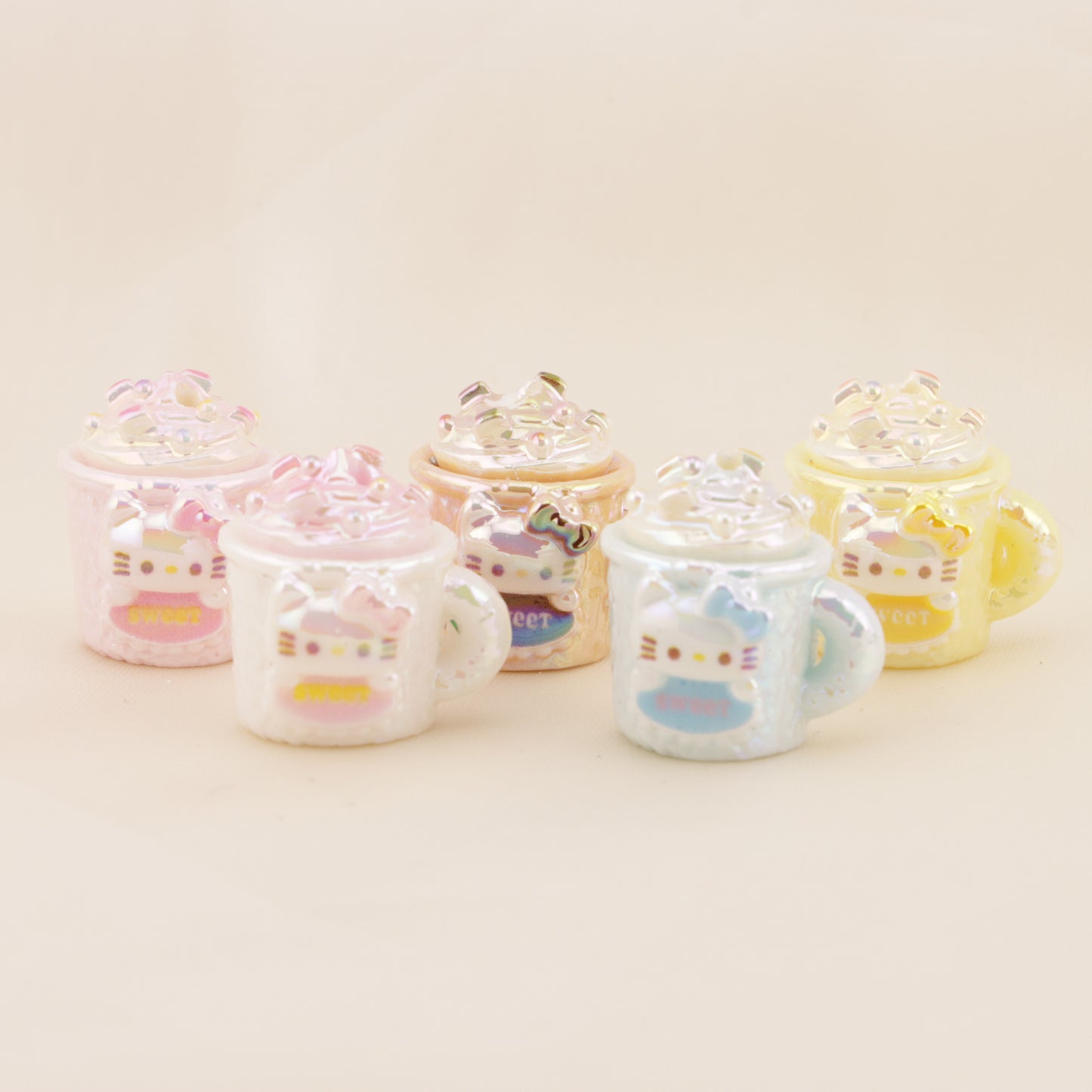 FS6564- Approximately 23*24mm UV Hello Kitty Cup Beads Fit For Pen Pen Passing