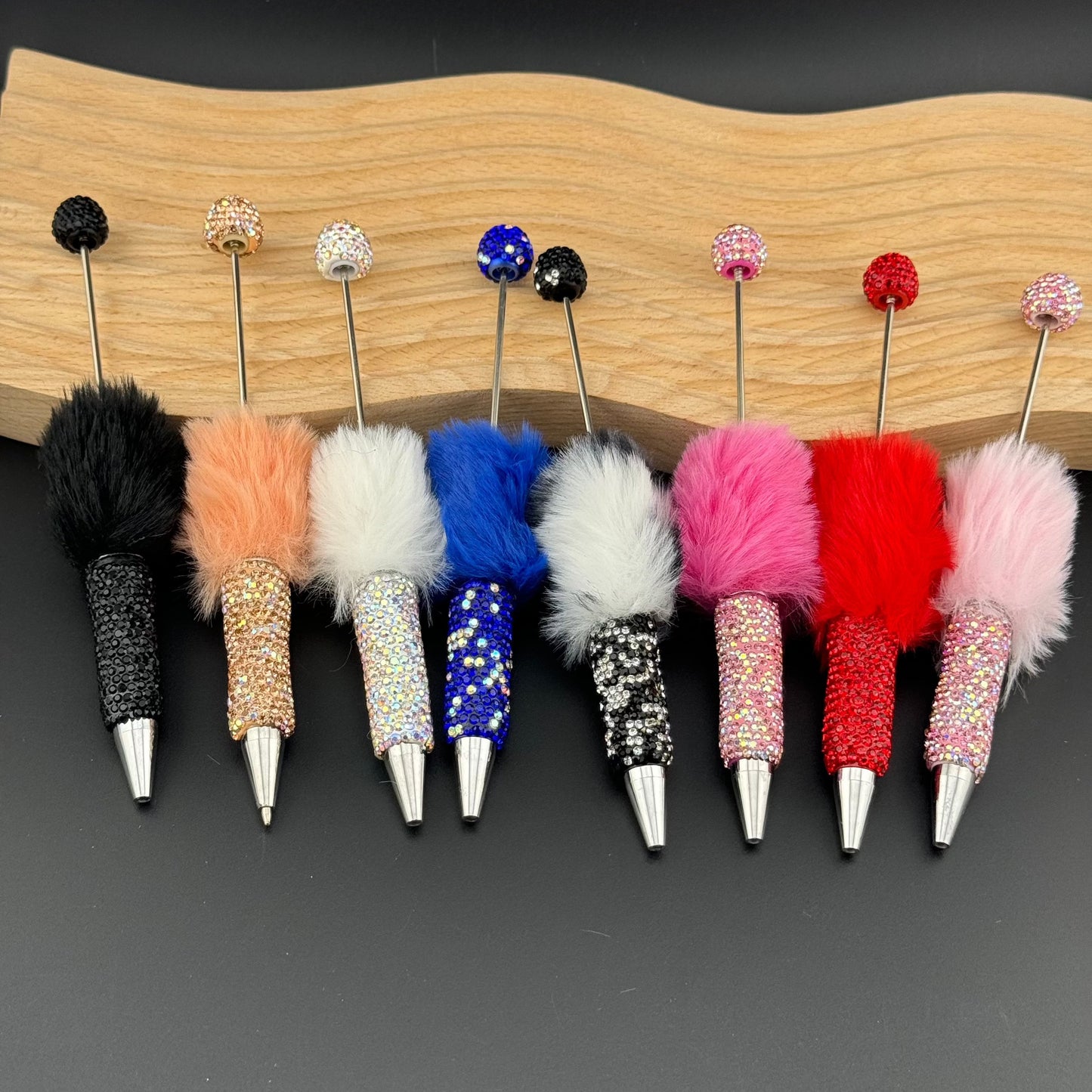 FS2811-Mixed Color Diamond Wool Sparkling Beadable Pen