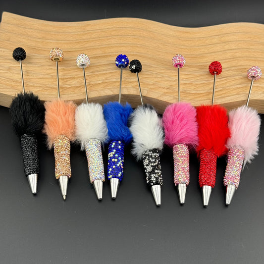 FS2811-Mixed Color Diamond Wool Sparkling Beadable Pen