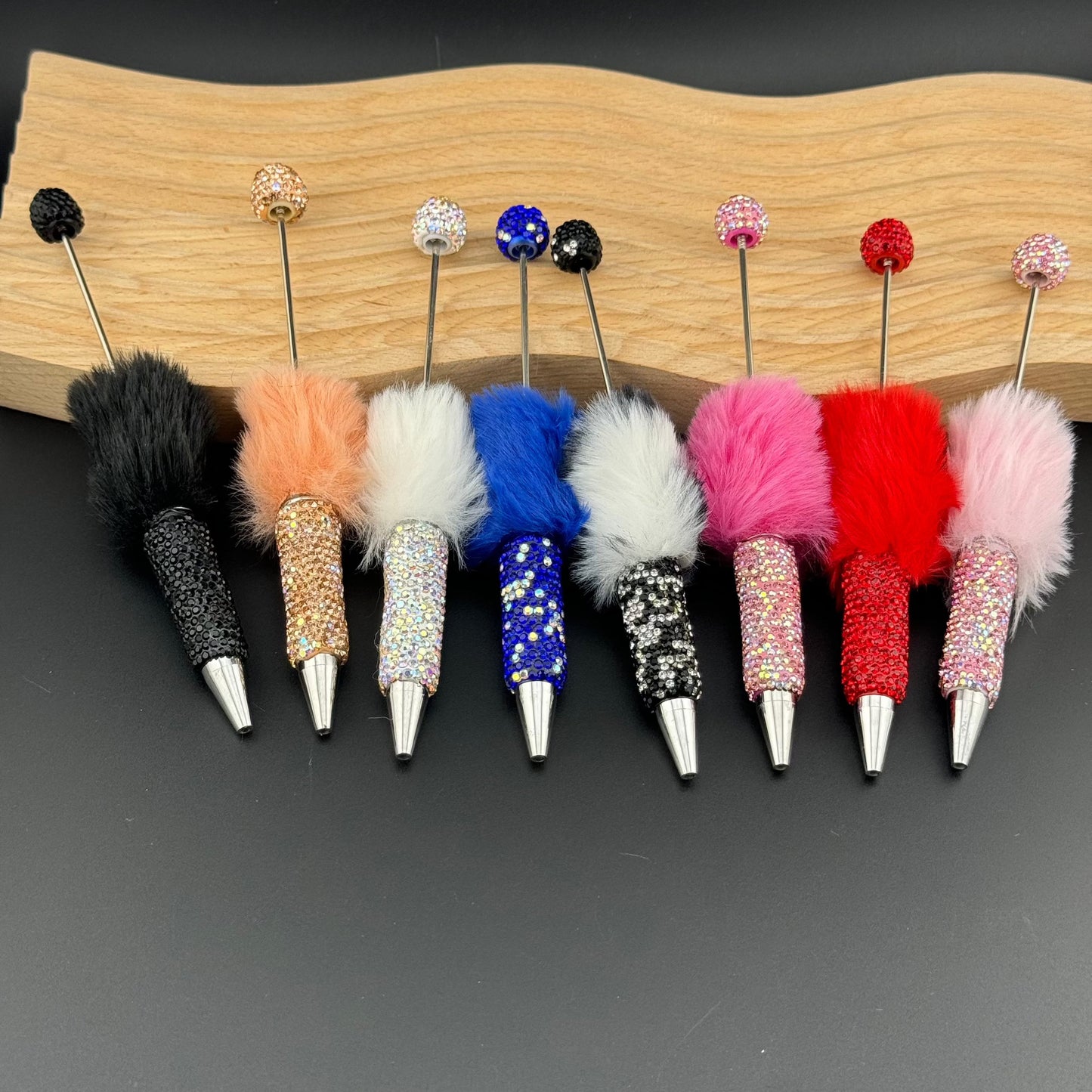 FS2811-Mixed Color Diamond Wool Sparkling Beadable Pen
