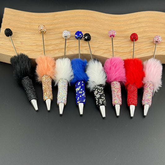 FS2811-Mixed Color Diamond Wool Sparkling Beadable Pen