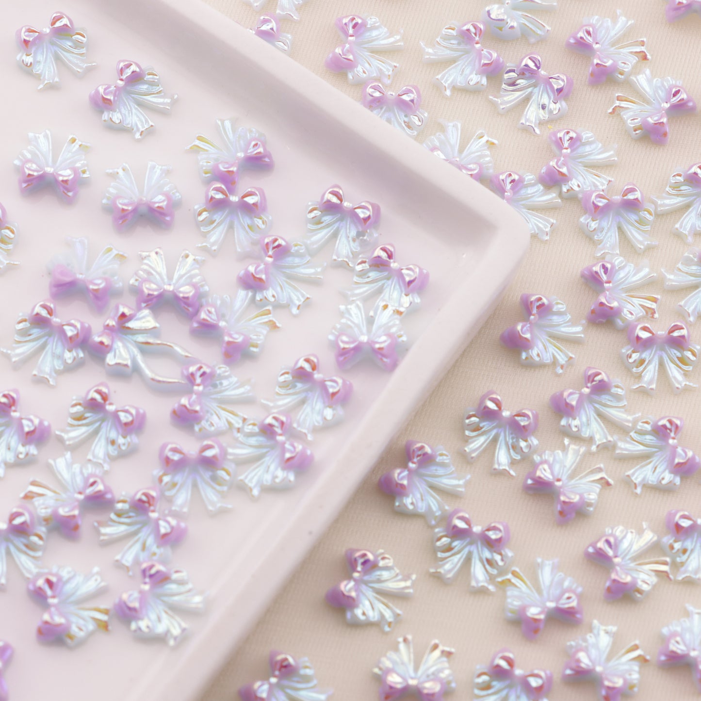 FS6515- 9*9Mm UV Bowknot Nail Art Stickers UV Bowknot Nail Art Stickers