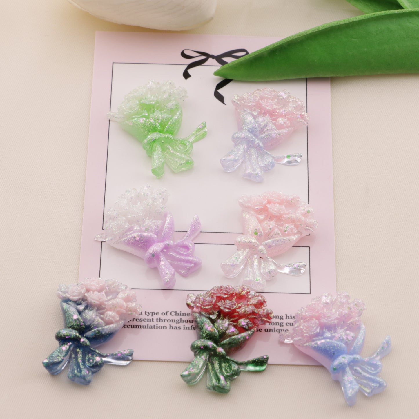 FS6571- 22*30Mm Luminous Bouquet Charms