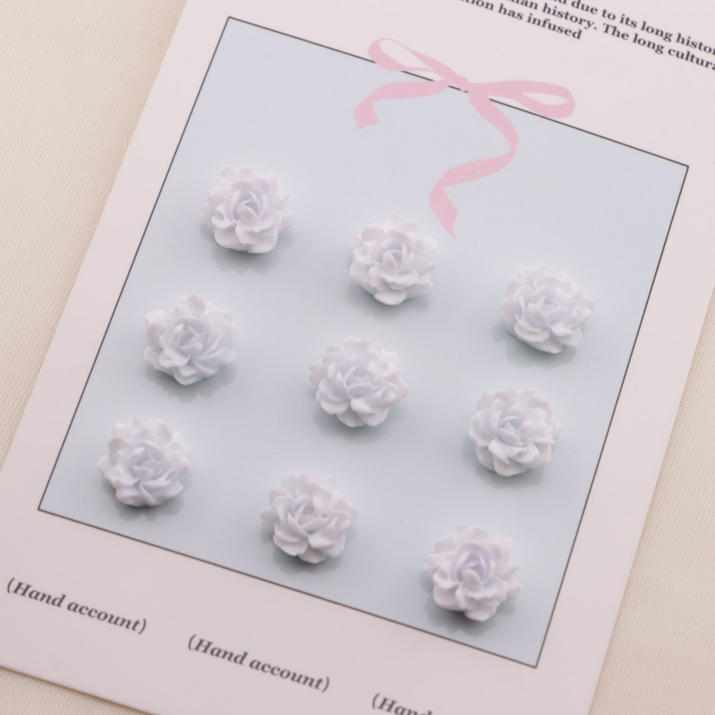 FS6562- 10Mm Tie-Dye Luminous Small Flower Charms