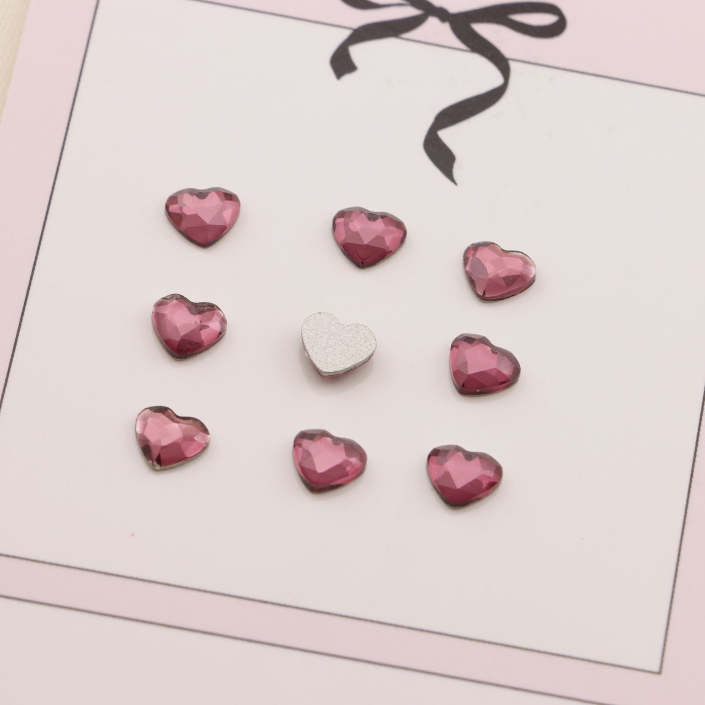 FS6555- 5.5×6mm Heart Crystal Diamonds