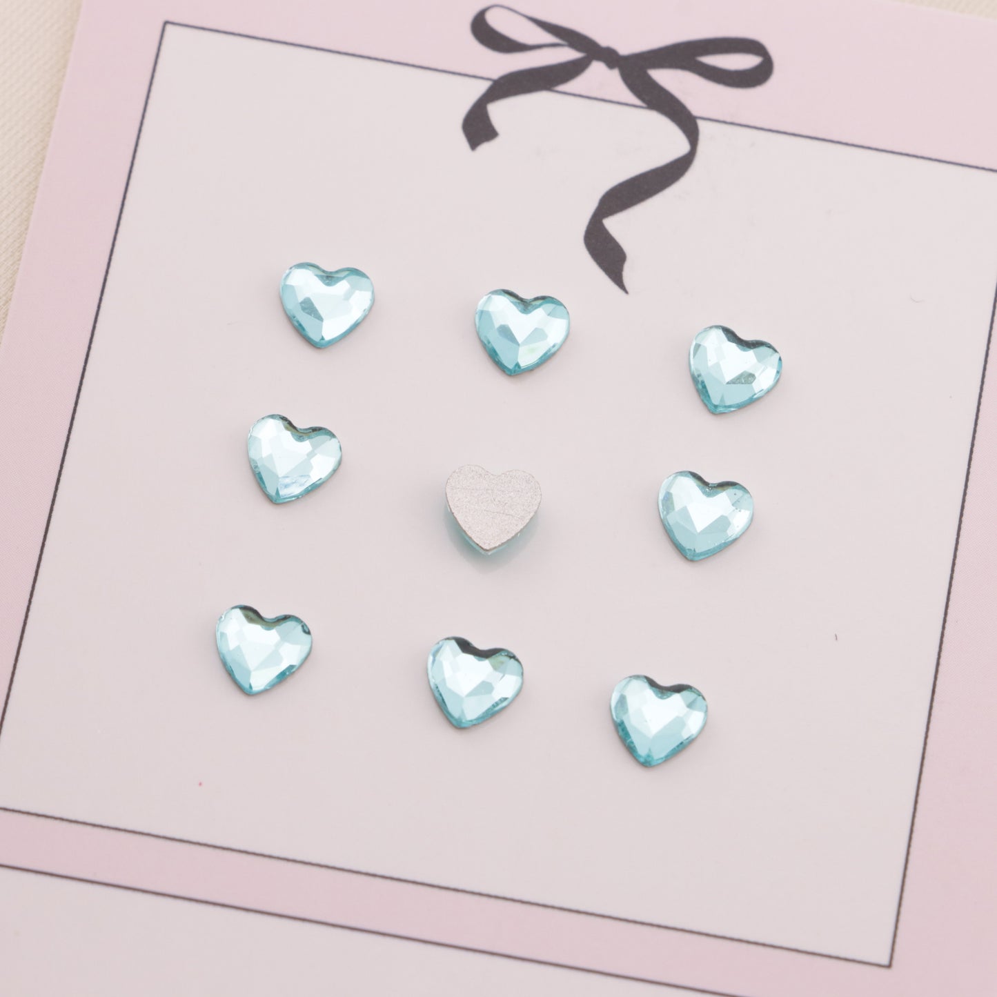 FS6555- 5.5×6mm Heart Crystal Diamonds