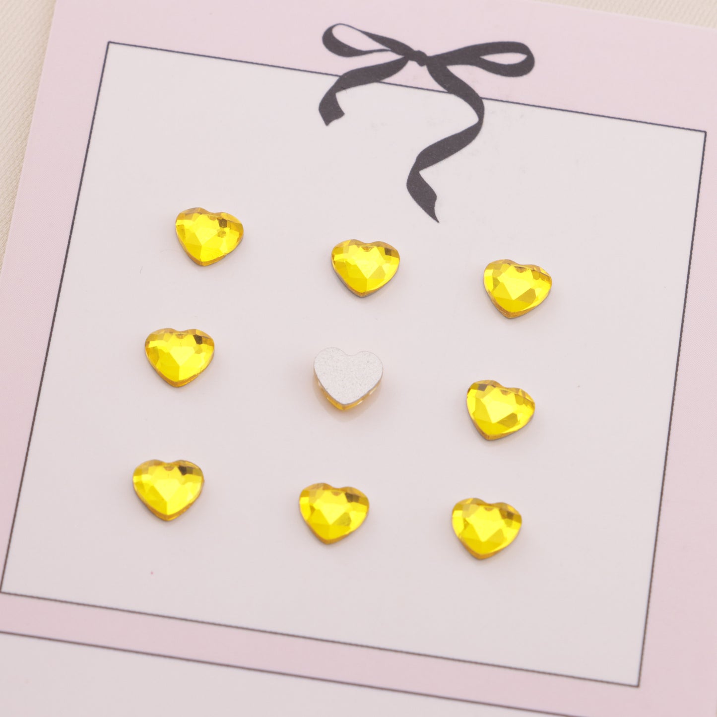 FS6555- 5.5×6mm Heart Crystal Diamonds