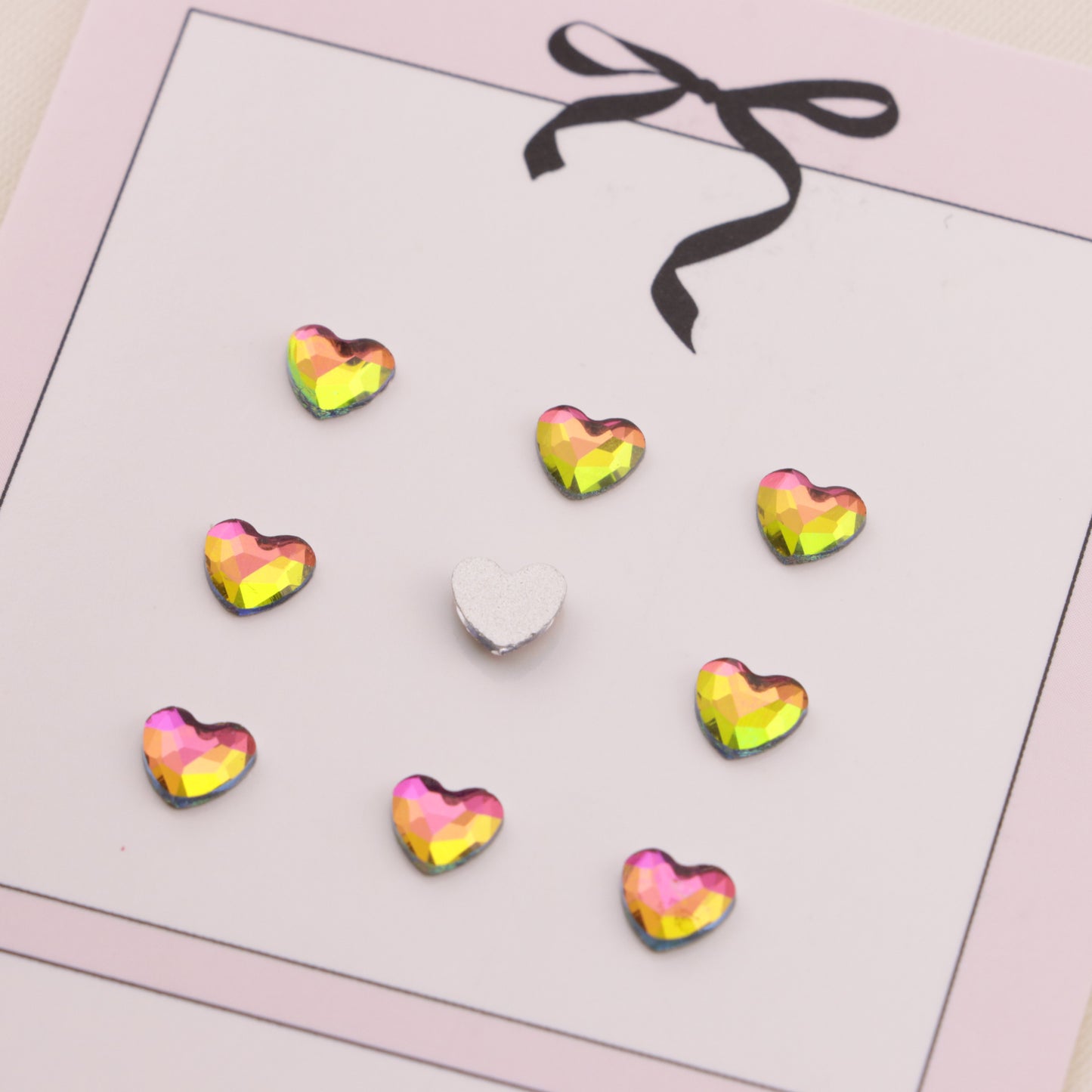 FS6555- 5.5×6mm Heart Crystal Diamonds