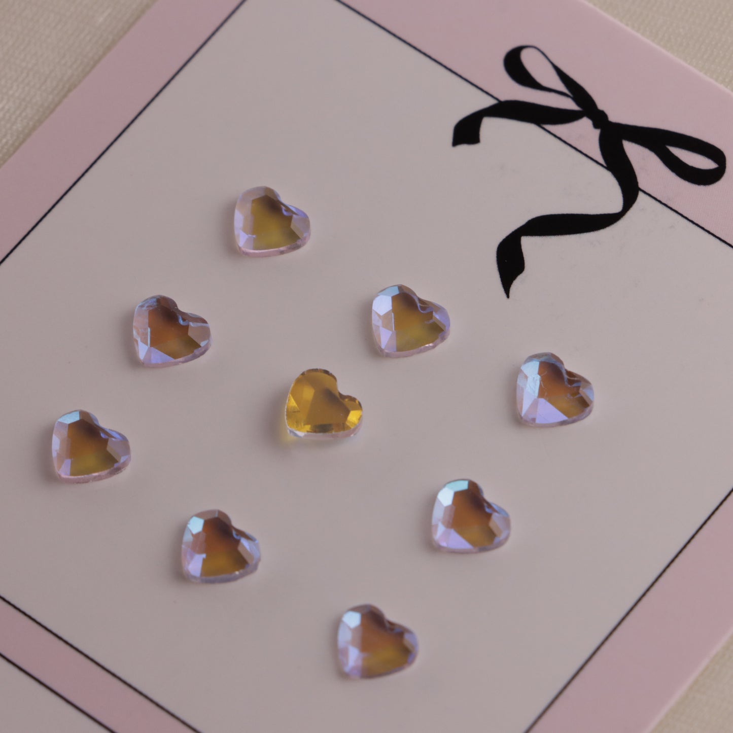 FS6555- 5.5×6mm Heart Crystal Diamonds