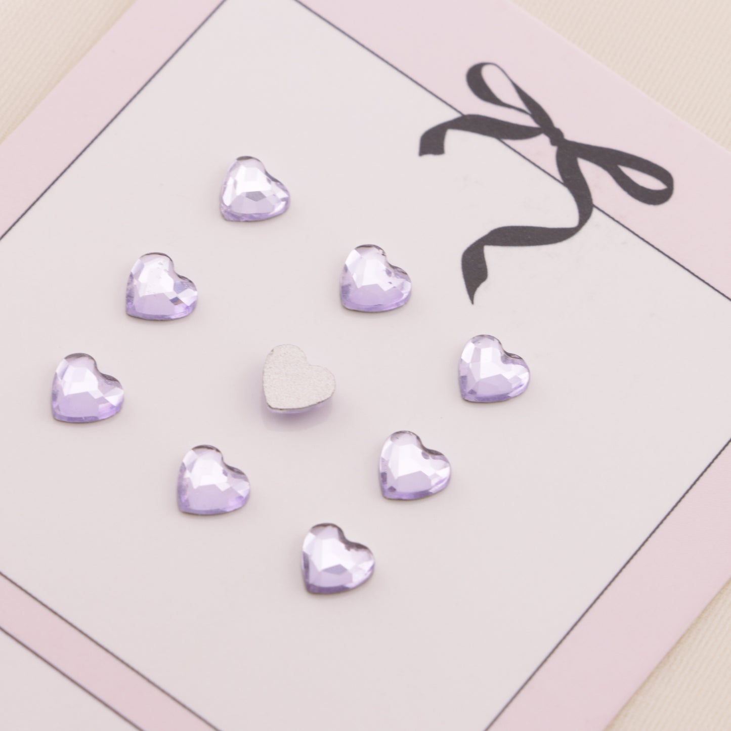 FS6555- 5.5×6mm Heart Crystal Diamonds