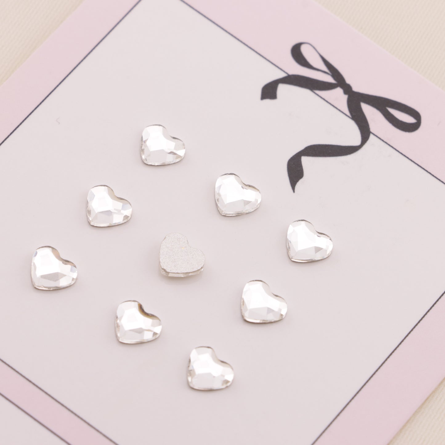 FS6555- 5.5×6mm Heart Crystal Diamonds