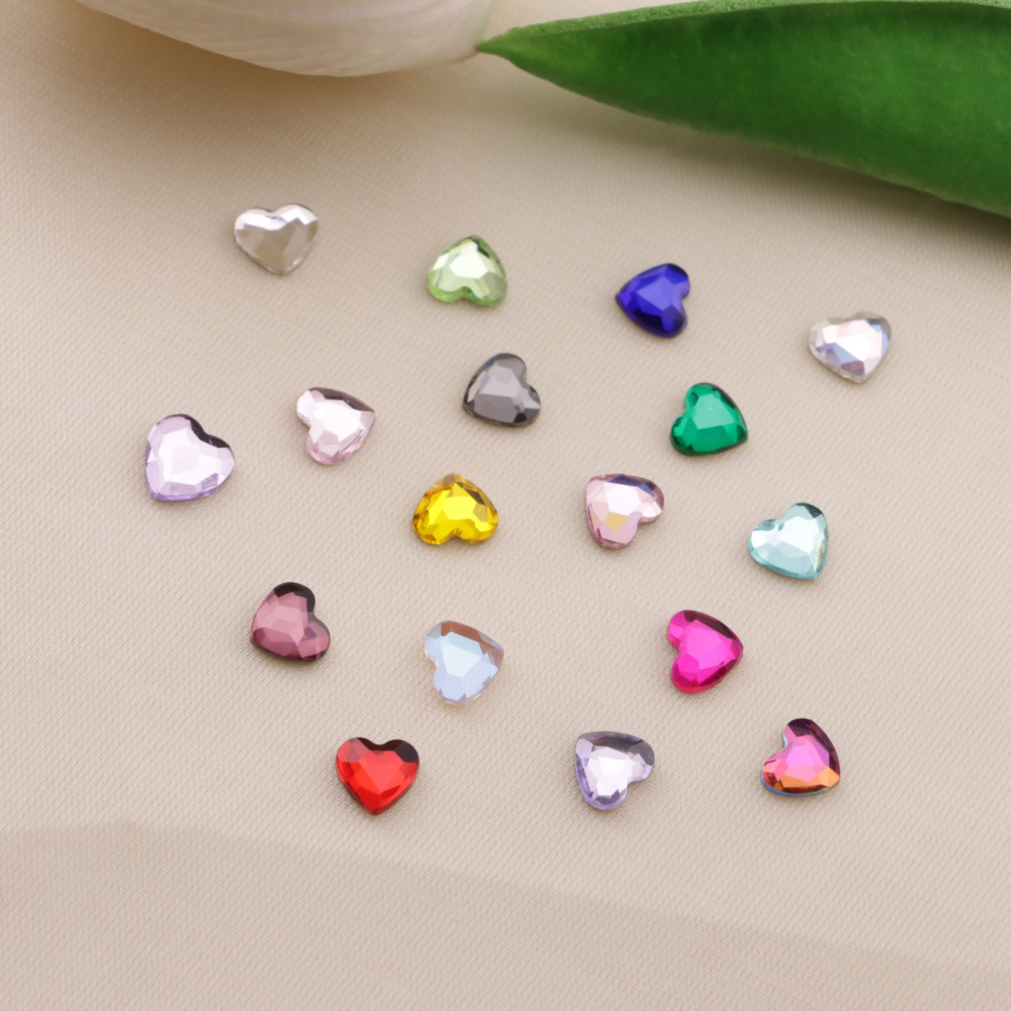 FS6555- 5.5×6mm Heart Crystal Diamonds