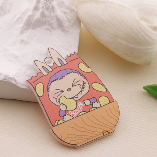 FS6537- Hanging Hole Potato Chips Labubu Acrylic Sheet