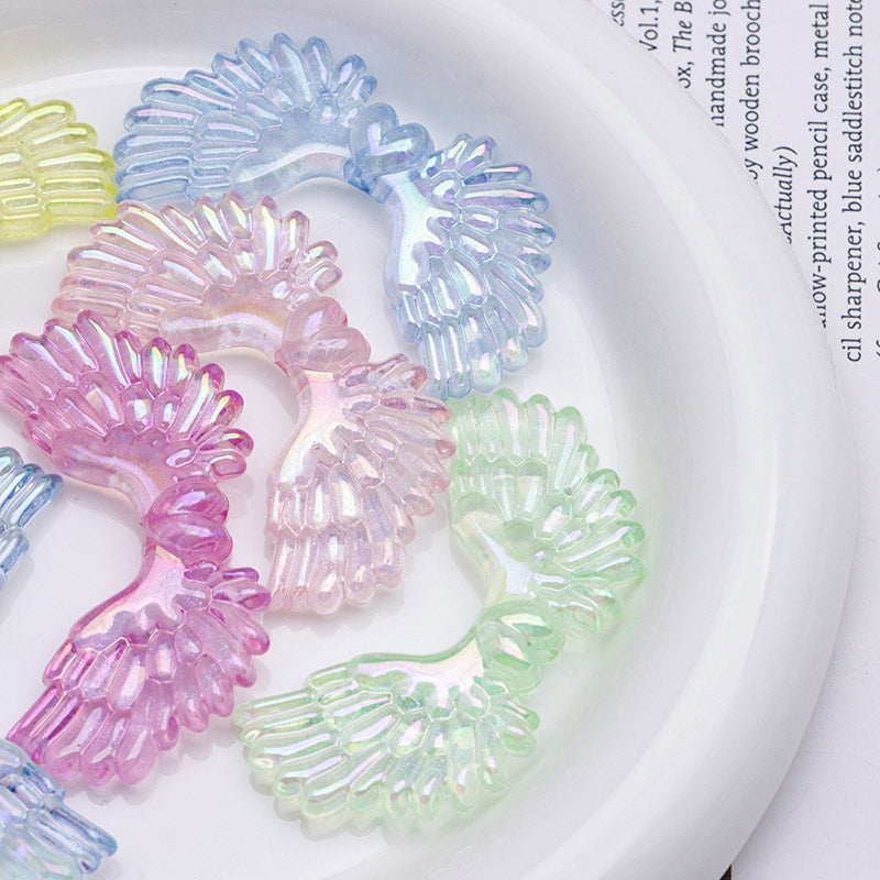 FS5306- UV Love Angel Wing Beads